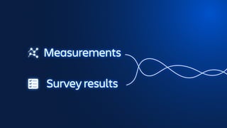 Measurements
Survey results
 