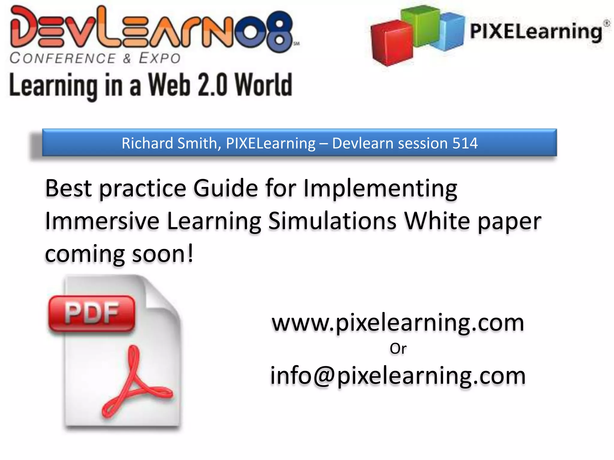 Devlearn Session 514