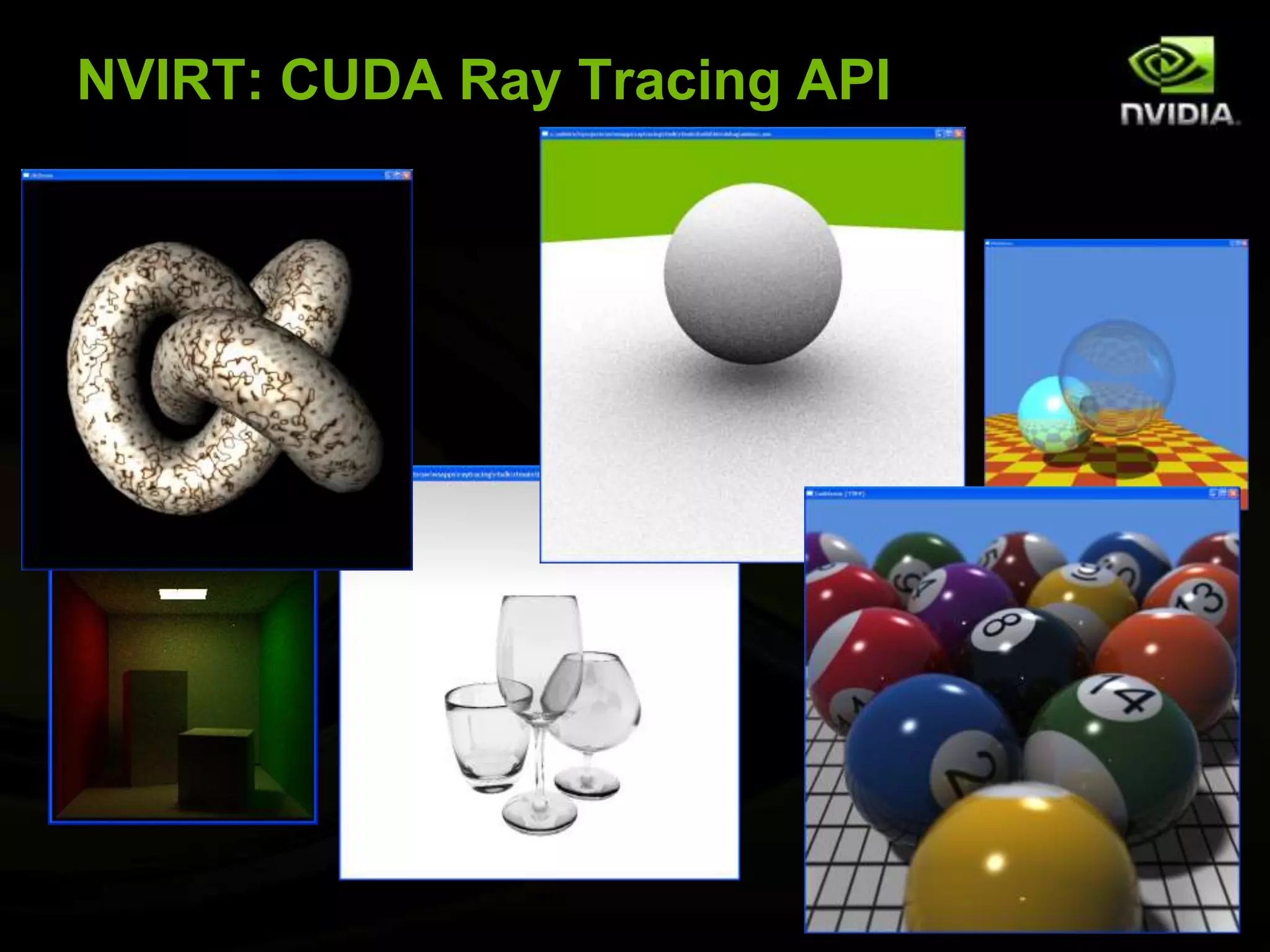 NVIRT: CUDA Ray Tracing API