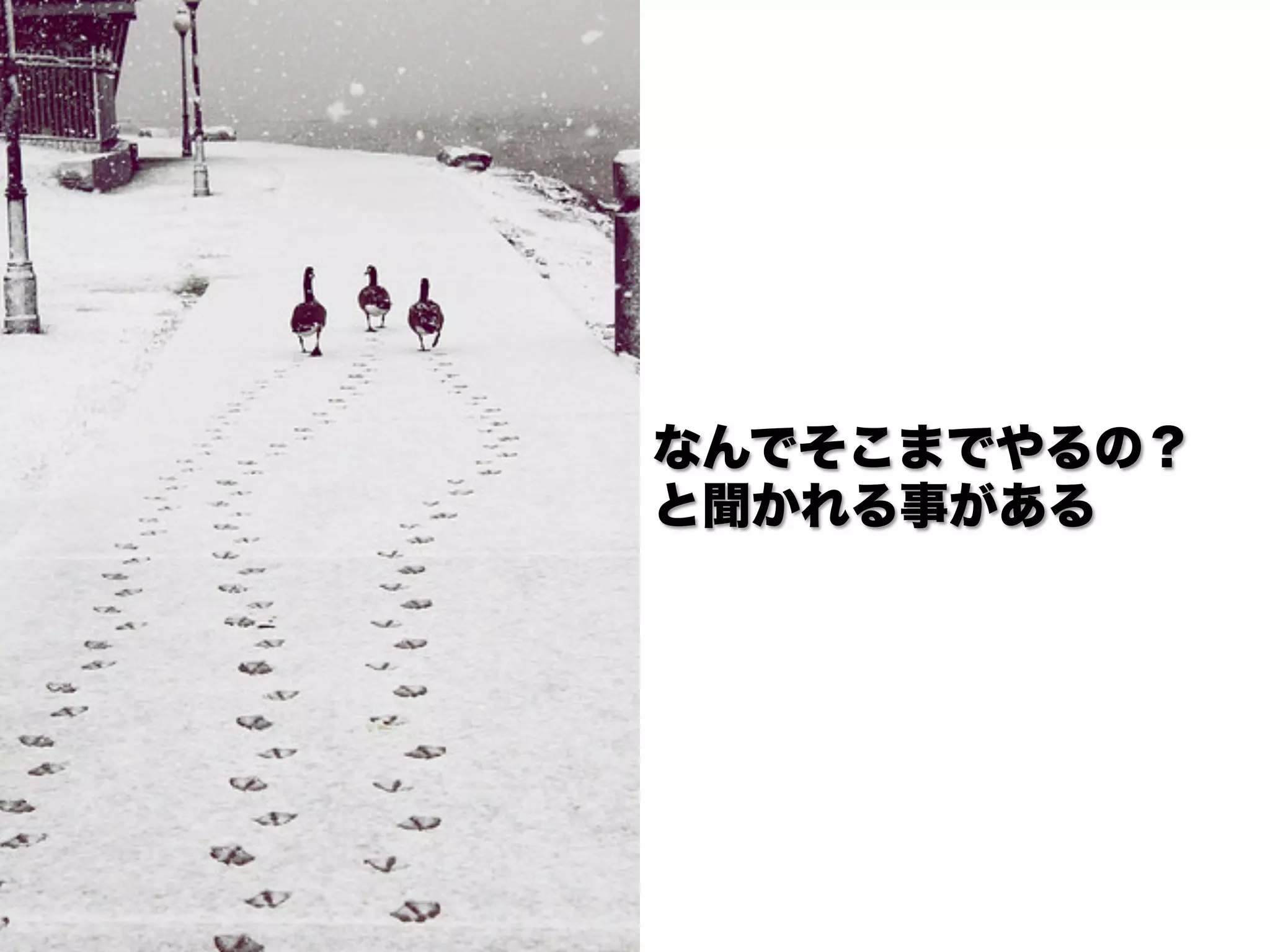 なんでそこまでやるの？
と聞かれる事がある
 