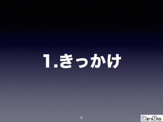 1.きっかけ
8
 