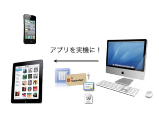 アプリを実機に！
by
feedtailor
 