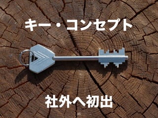 キー・コンセプト
45
社外へ初出
 