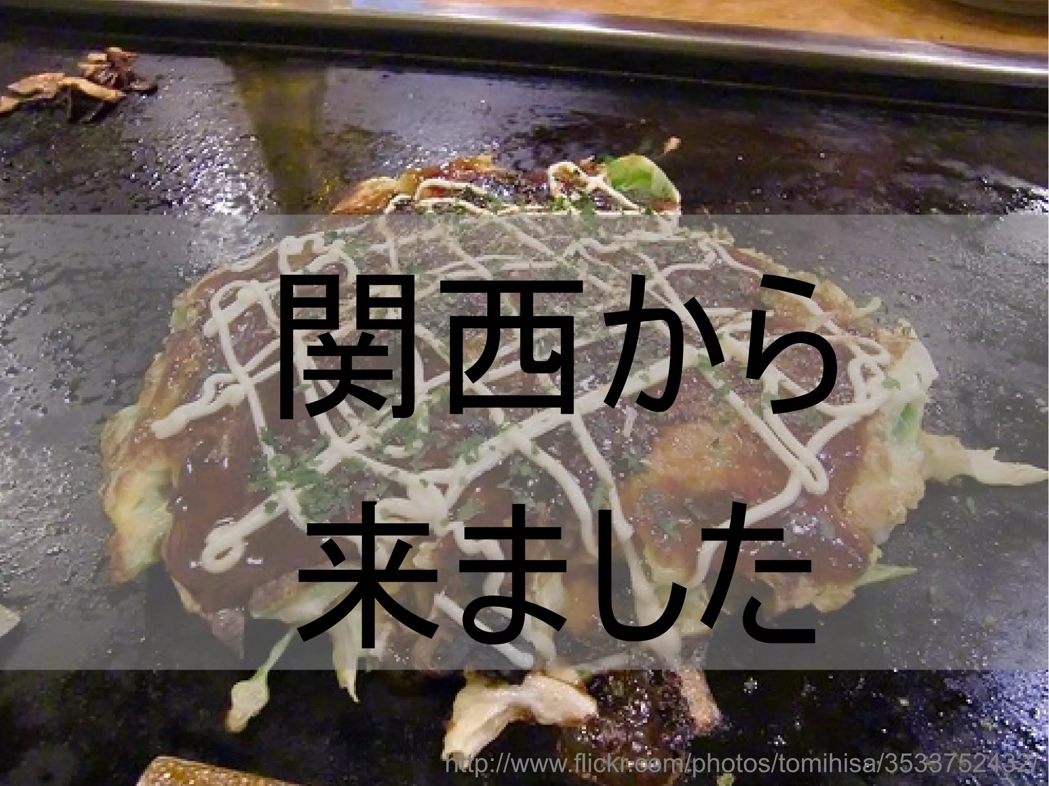 関西から
来ました
http://www.flickr.com/photos/tomihisa/3533752432/
Copyright @yohhatu

 