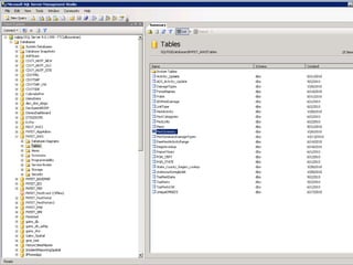Tabular data  SQL Express
 