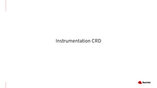 Instrumentation CRD
 