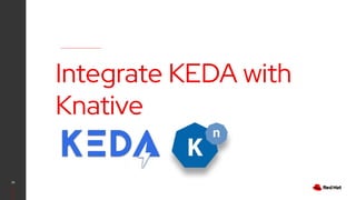 22
Integrate KEDA with
Knative
 