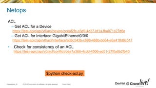 API Deep Dive: APIC EM Rest API | PPTX | Computer Networking | Computing