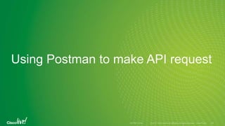 Using Postman to make API request
 