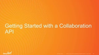 Getting Started with a Collaboration
API
 