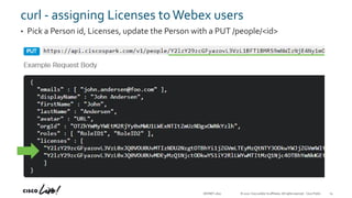 Webex APIs for Administrators - CL20B - DEVNET-2610 | PPTX