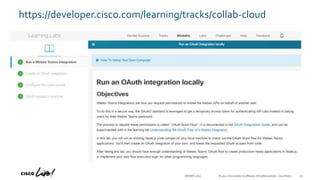 Webex APIs for Administrators - CL20B - DEVNET-2610 | PPTX