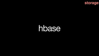 storage




hbase
 