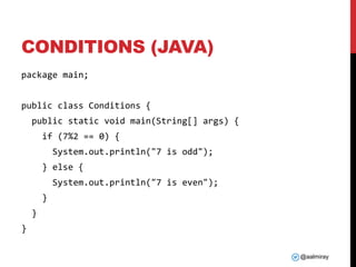 Go Java, Go! | PPTX