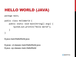 Go Java, Go! | PPTX