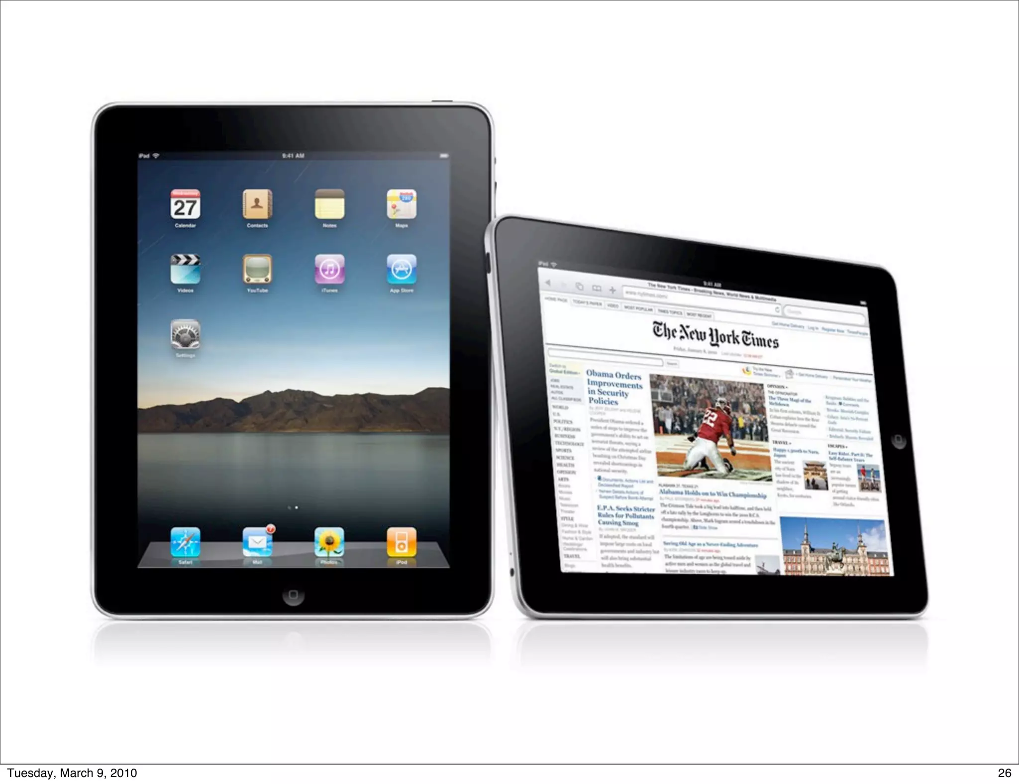 Tuesday, March 9, 2010   26
 