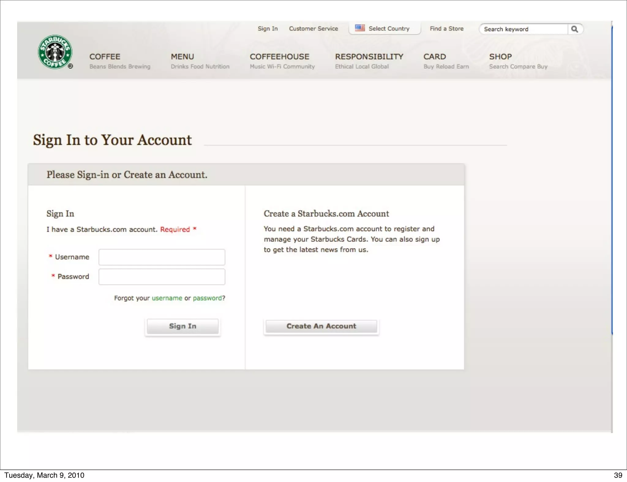 Tuesday, March 9, 2010   39
 