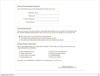 Tuesday, March 9, 2010   42
 