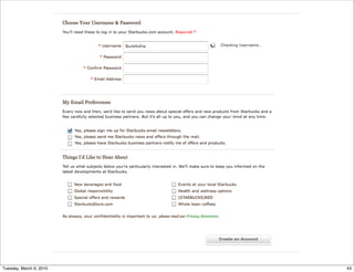 Tuesday, March 9, 2010   43
 