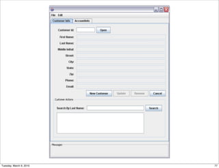 Tuesday, March 9, 2010   77
 