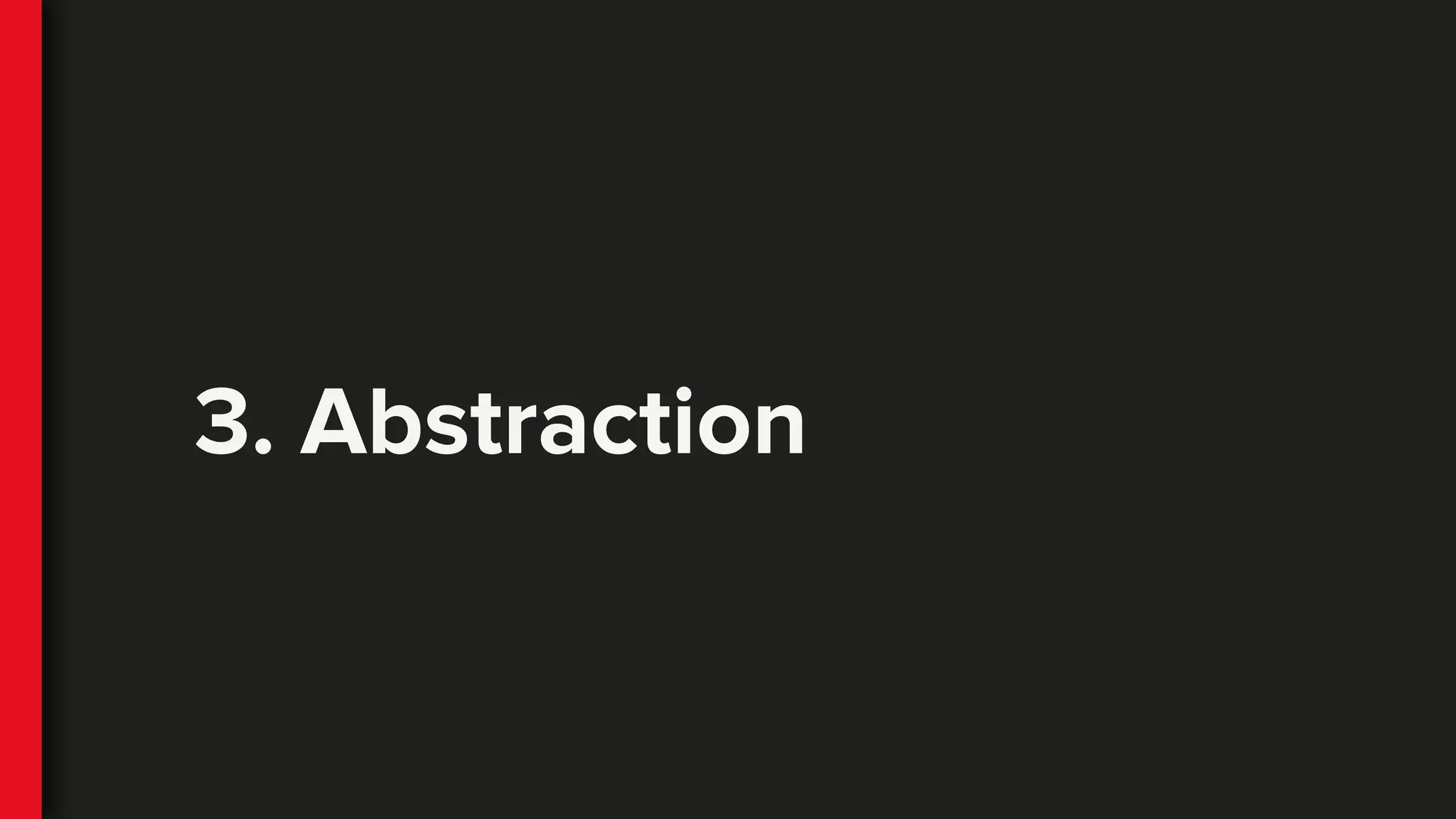 3. Abstraction
 