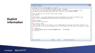 @spoole167
Explicit
information
 