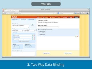 WuFoo




3. Two Way Data Binding
 