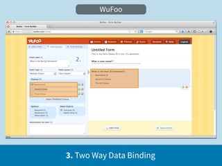 WuFoo




3. Two Way Data Binding
 