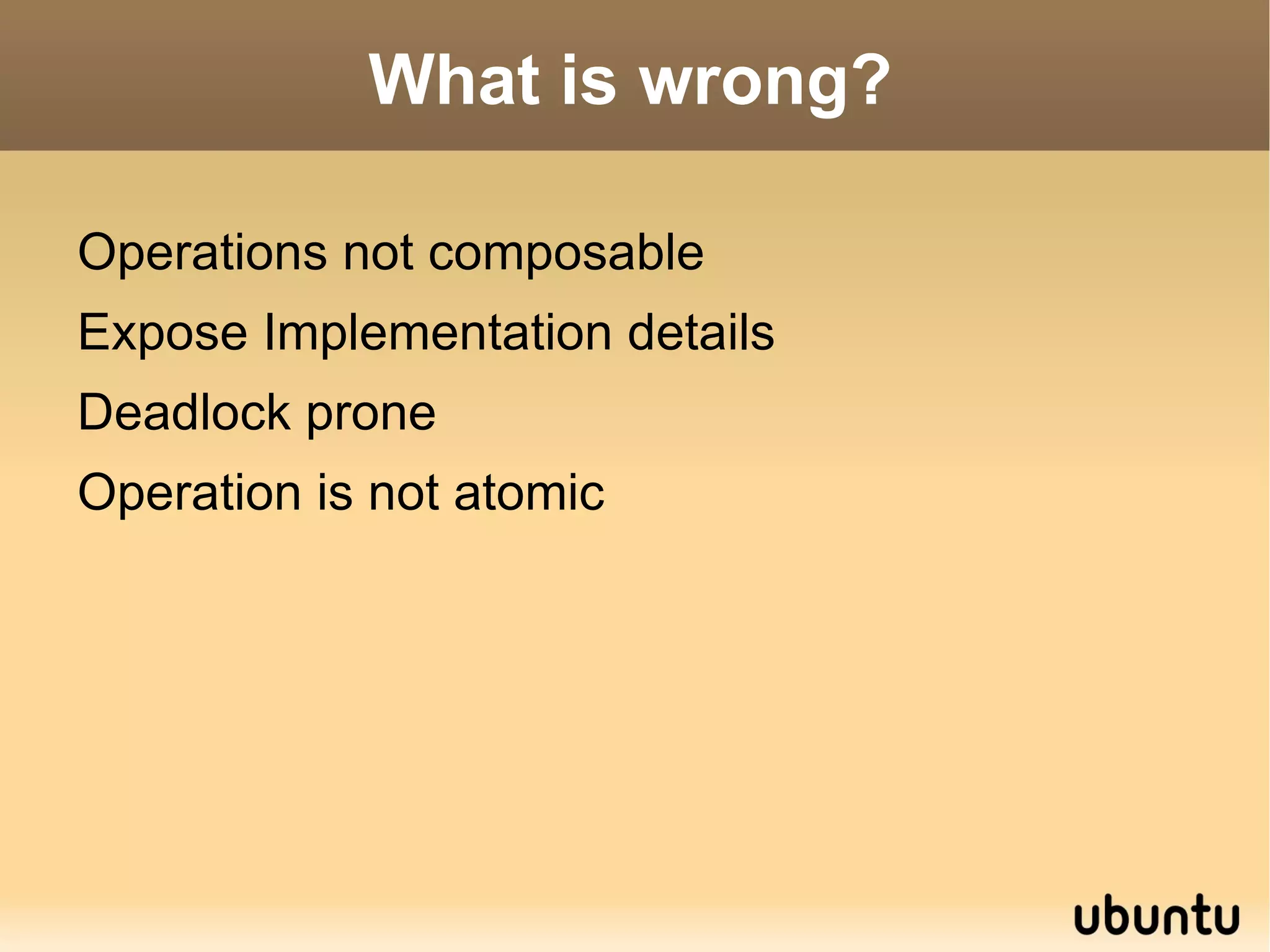 I like the discussion 