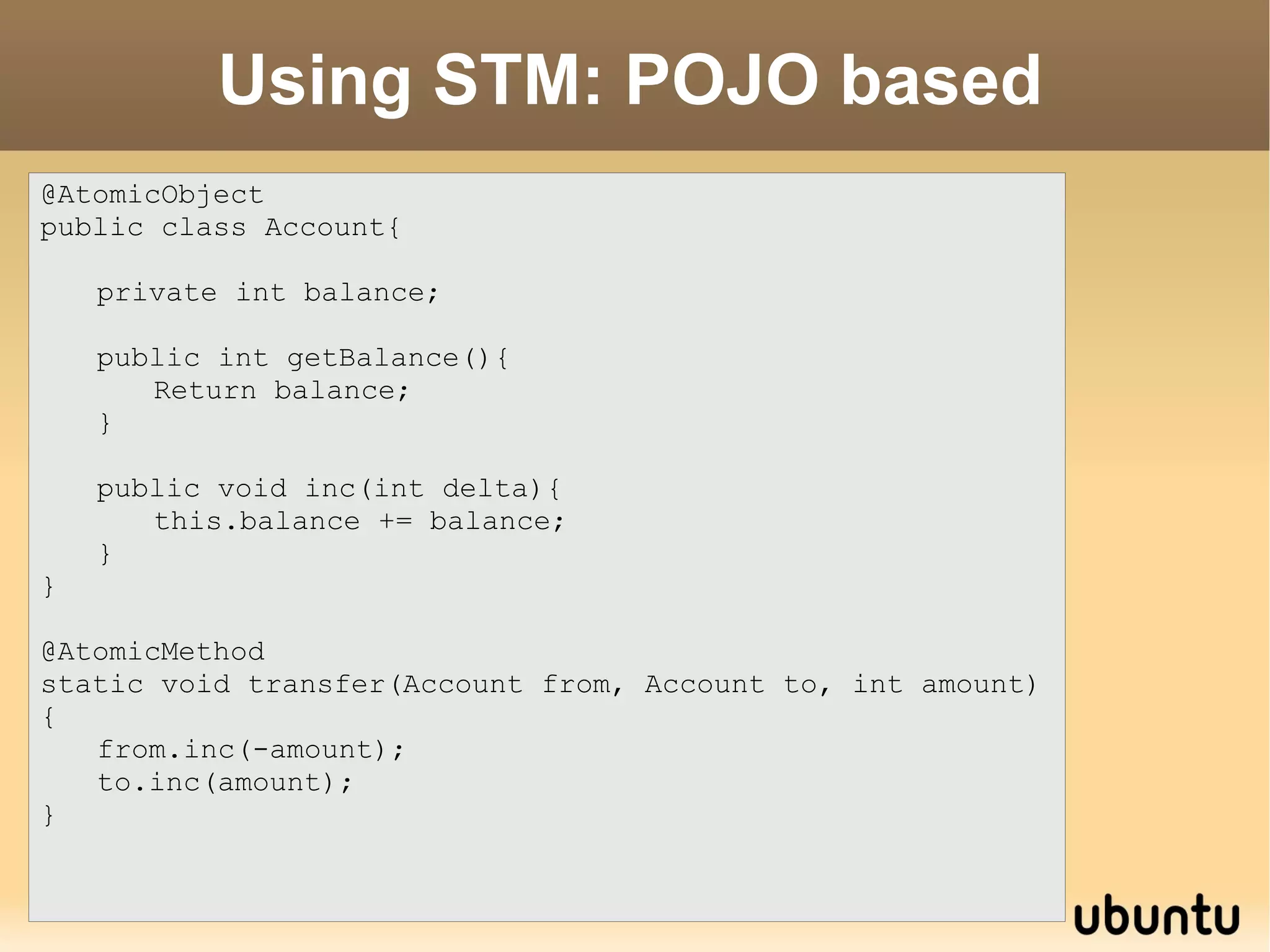 What is wrong? Operations not composable 