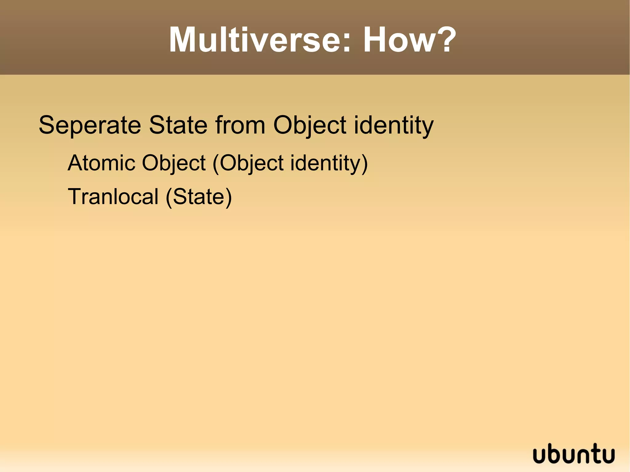 Expose Implementation details 