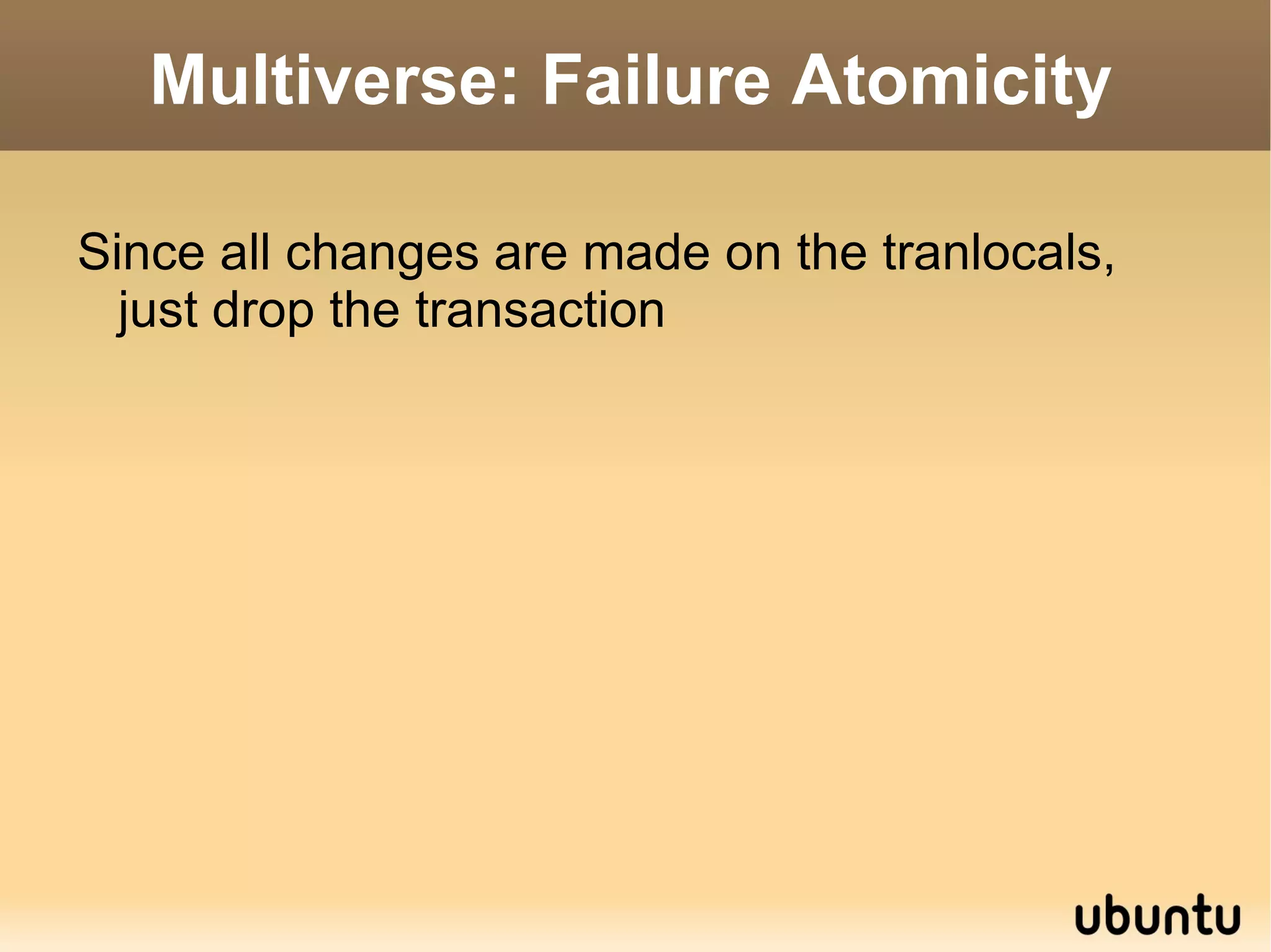 What is wrong? Operations not composable 