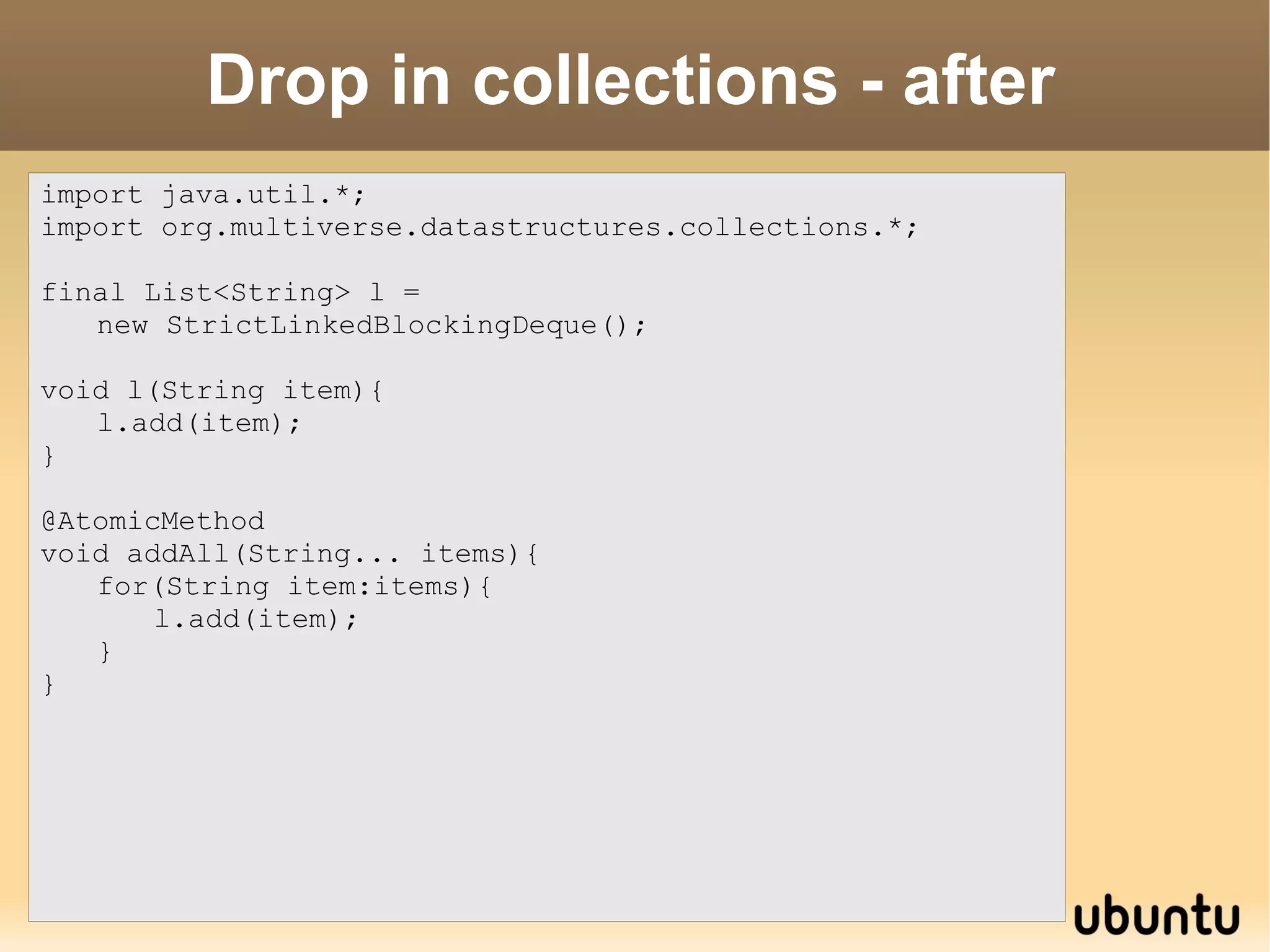 Operation is not atomic 