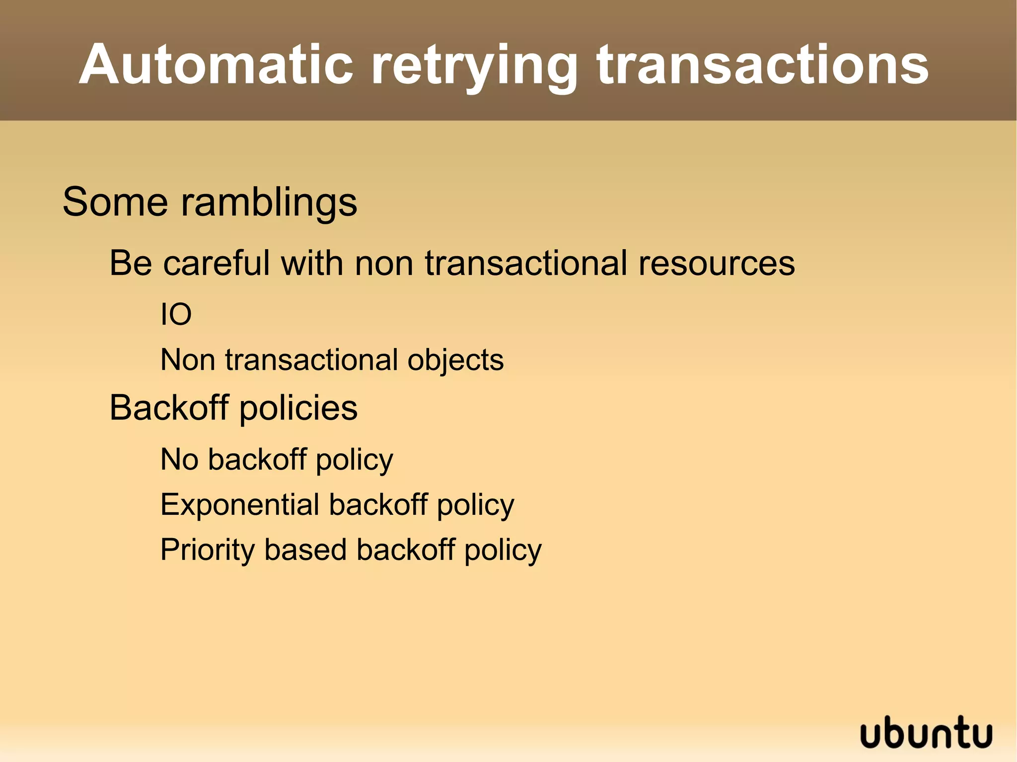 Durability (not provided) 