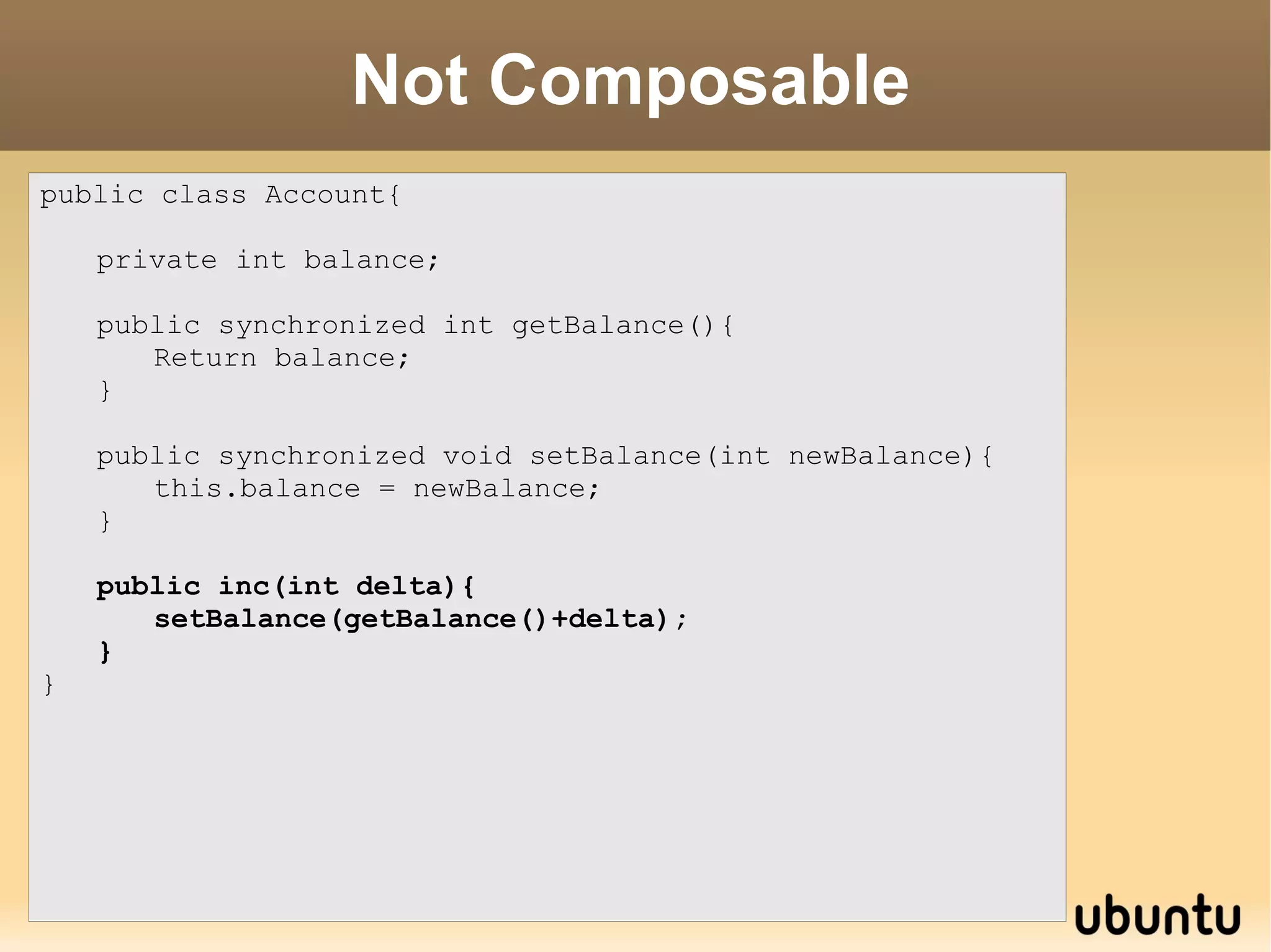 Enterprisy backend systems Main intererrests Concurrency control (Java, Database, STM) 