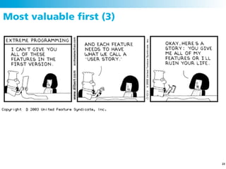 Most valuable ﬁrst (3)




                         23
 