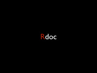 Rdoc
 