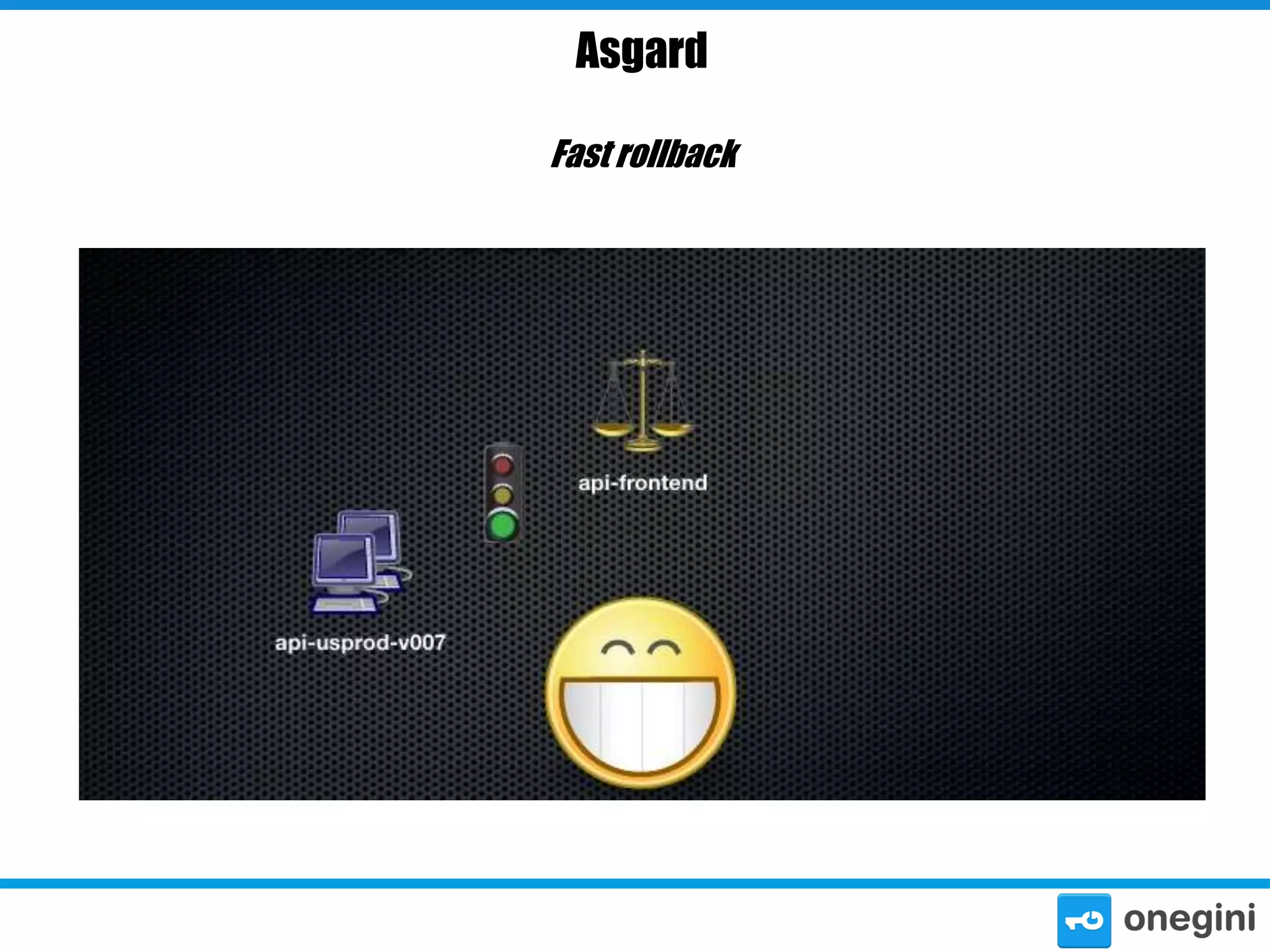 Asgard
Fast rollback

 