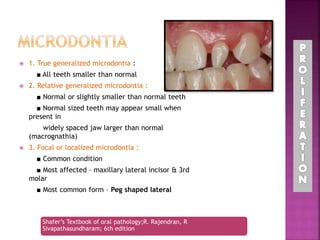Micro Tooth Development of tooth | PPTX