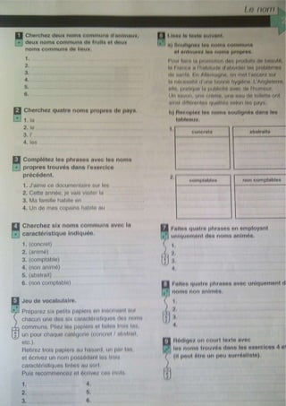 Devoir 4. exercices 1, 2, 3 et 4 page 11