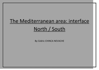 The Mediterranean area: interface
         North / South
          By Cédric CHINCA NEVACHE
 