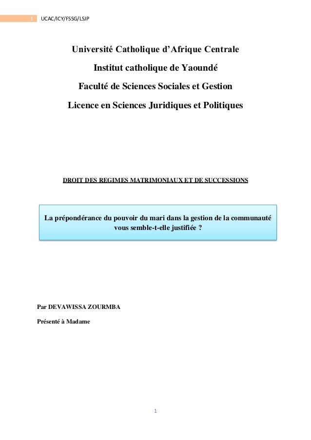 Suprématie Du Mari Dans Le Mariage