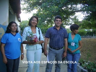 VISITA AOS ESPAÇOS DA ESCOLA. 