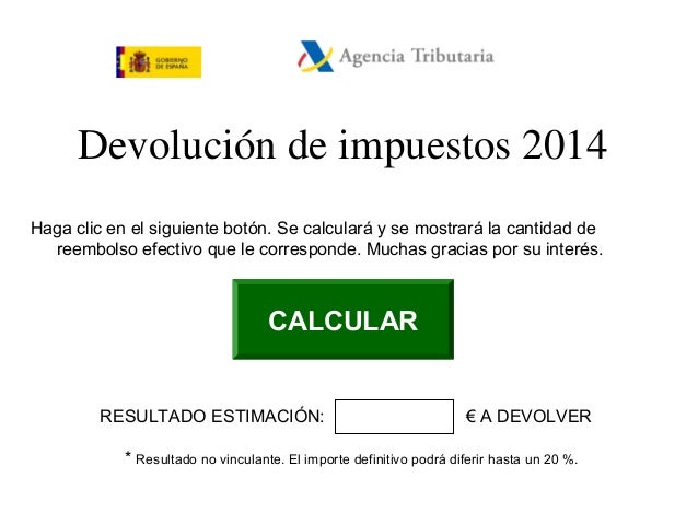 Como calcular la devolución de impuestos