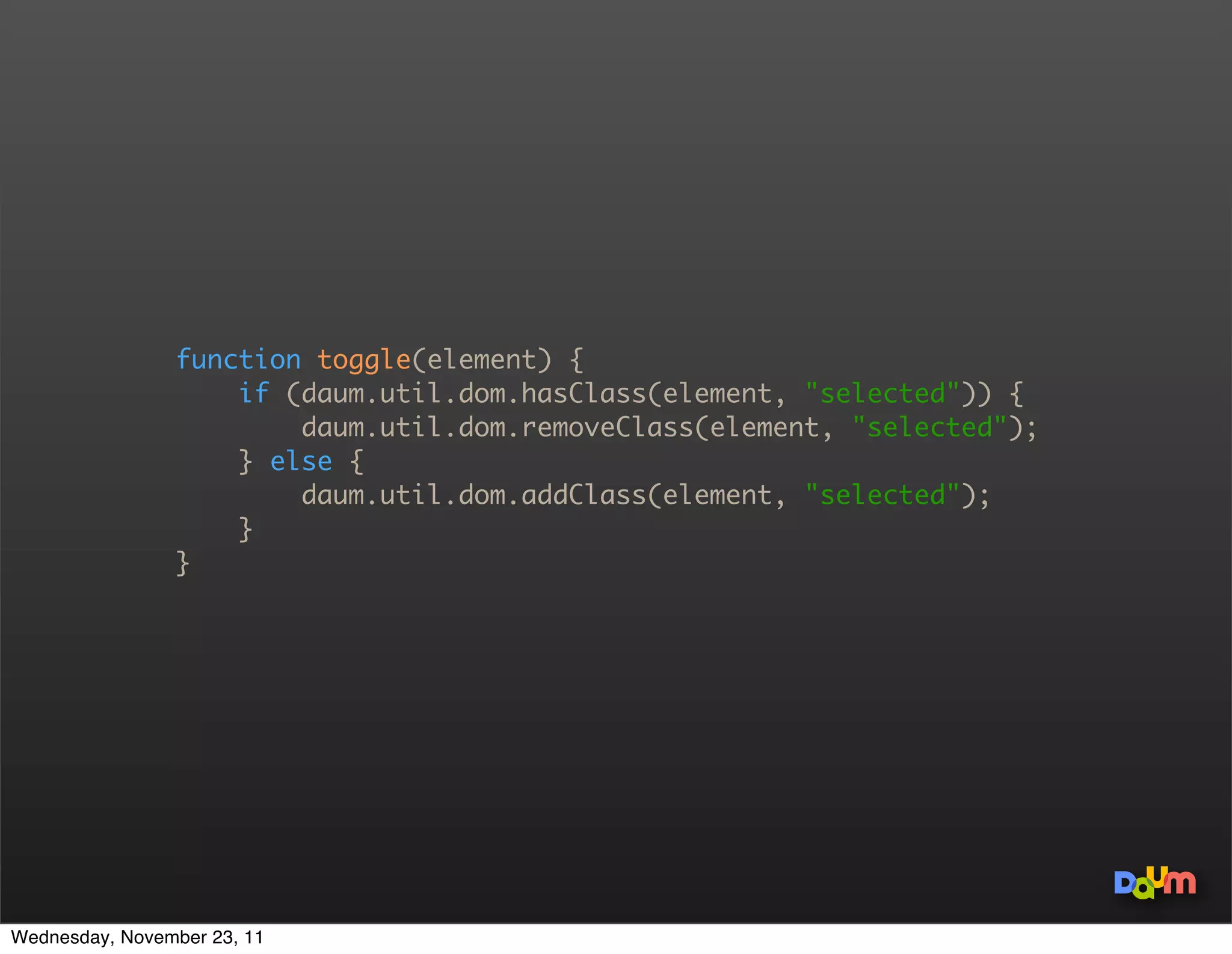 Nested Members



Wednesday, November 23, 11
 