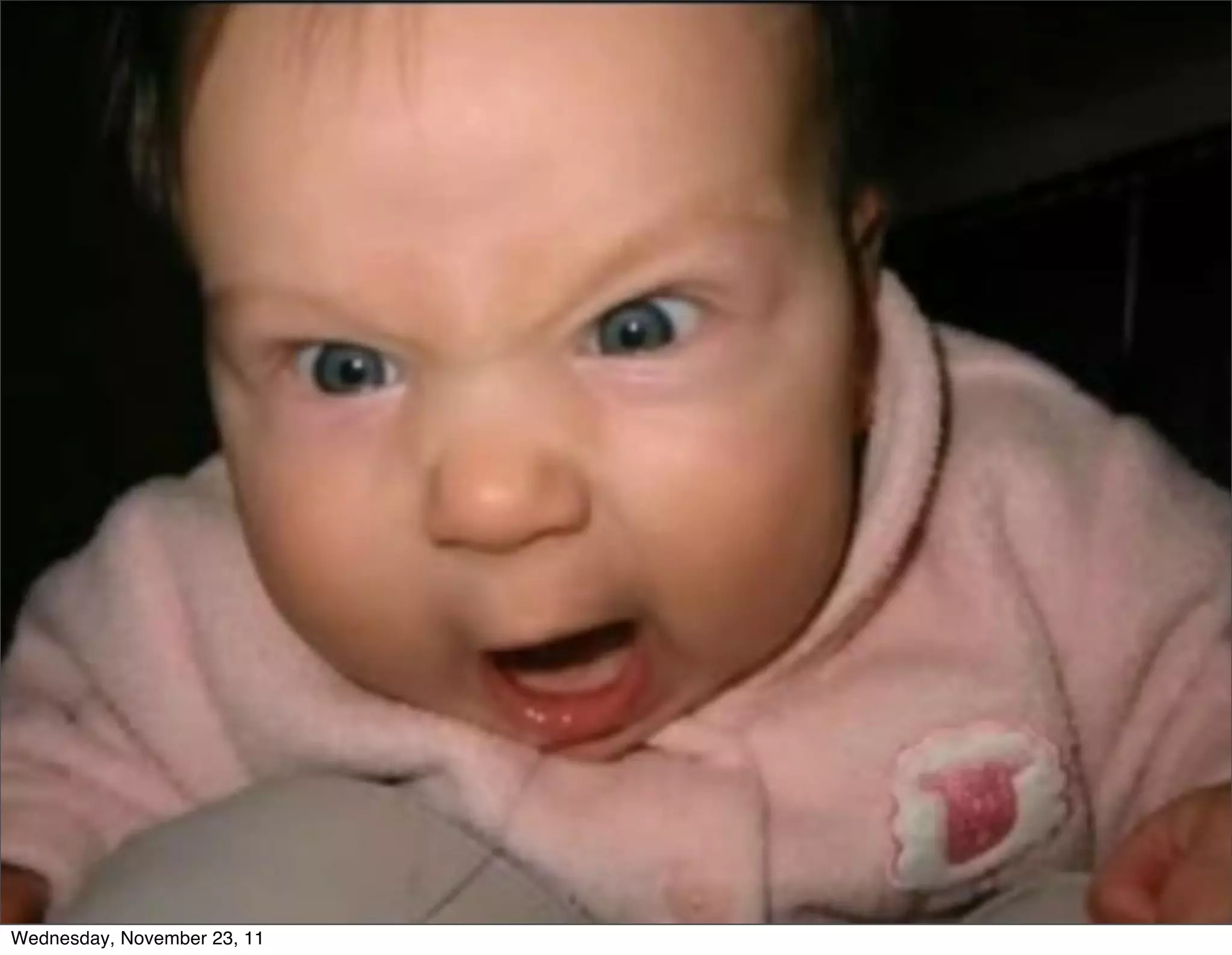 UI Thread

                             UI Update     Javascript
                              Button     handleClick()




  UI Queue
    User clicks


     UI Update            Javascript
      Button            handleClick()


      Javascript
    handleClick()




  Time


Wednesday, November 23, 11
 