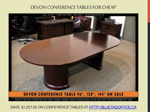Devon Conference Tables On Sale At Blue Tag Office In Canada
