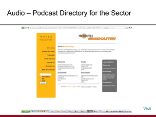 Audio – Podcast Directory for the Sector Visit 