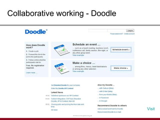 Collaborative working - Doodle Visit 