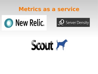 Metrics as a service
 
